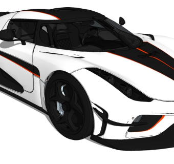 柯尼塞格汽车精品模型 (2)